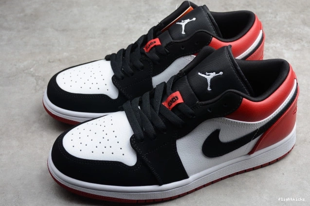 Air 1 Toe 553558-116 Black Low Jordan 0709